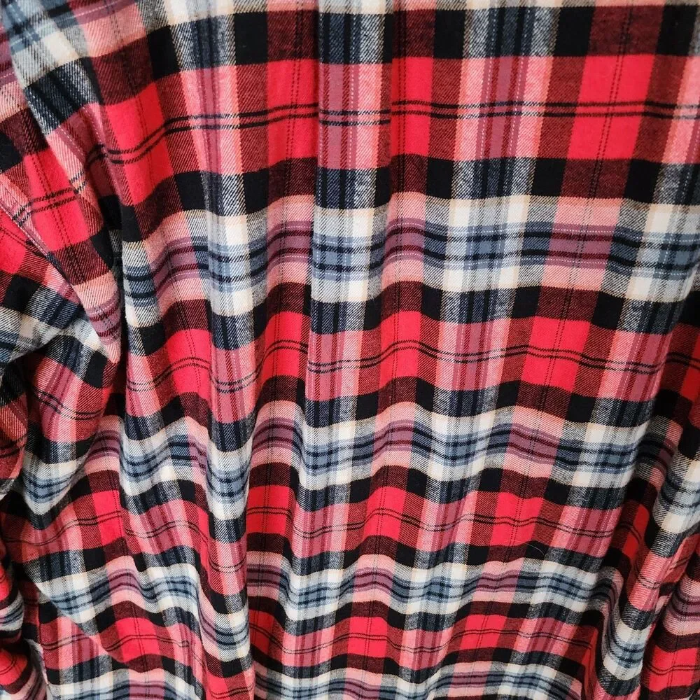 Legendary Whitetails Men's 2XT Flannel Shirt Red Black Plaid Lined Big Tall